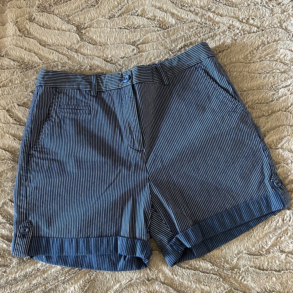 Mark and Spencer striped bermudas